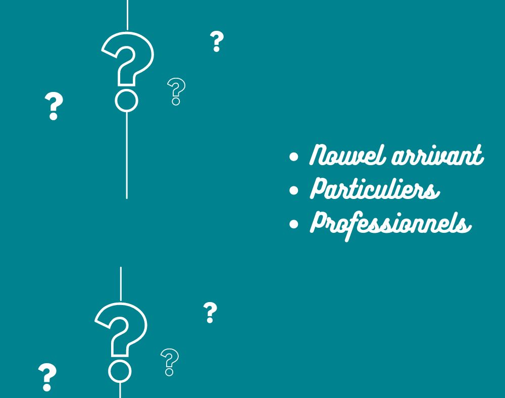 au clic, lien vers les démarches possibles en lignes pour un nouvel arrivant, les particuliers et les professionnels